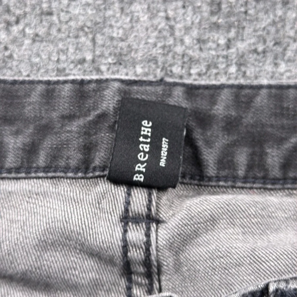 prAna Jeans Mens 32 x 32 Gray Organic Cotton Stretch Straight Leg Denim Pants